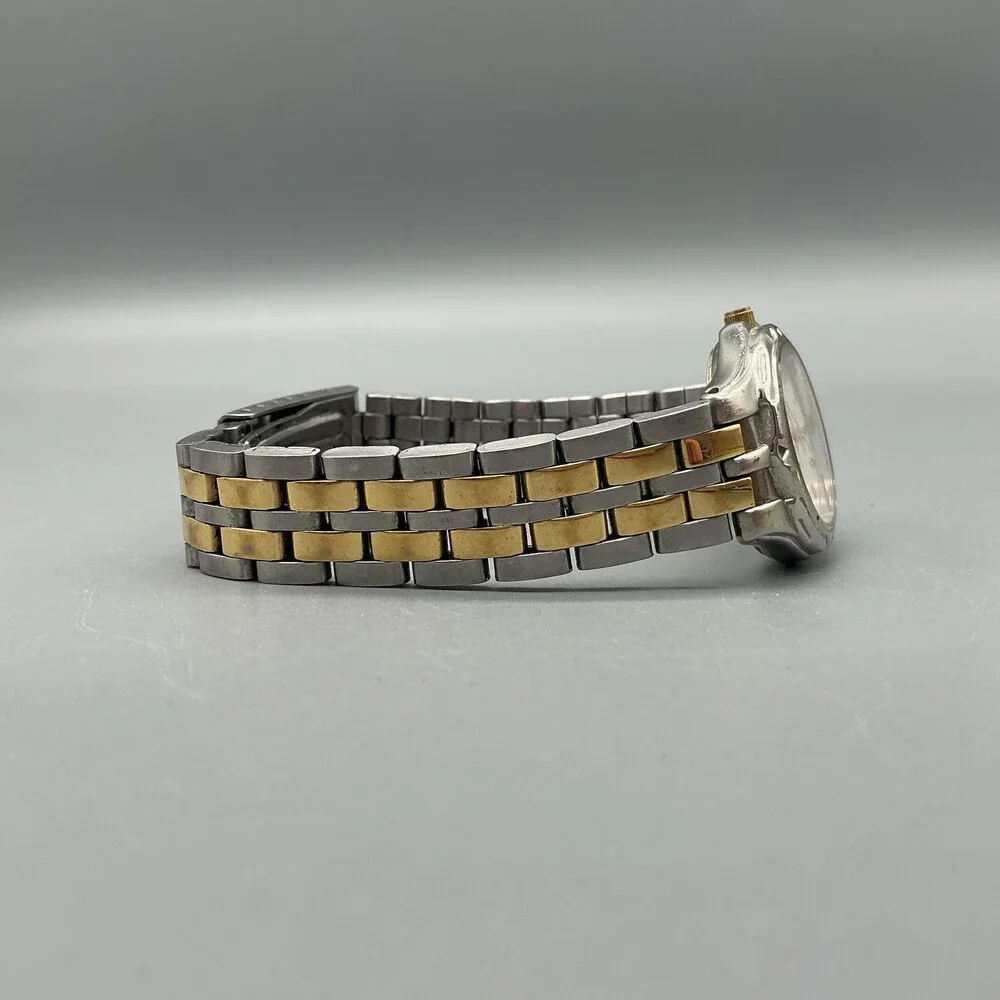Pulsar Womens Watch 24mm Two-Tone Stainless V501-X355 New Battery 6.25
